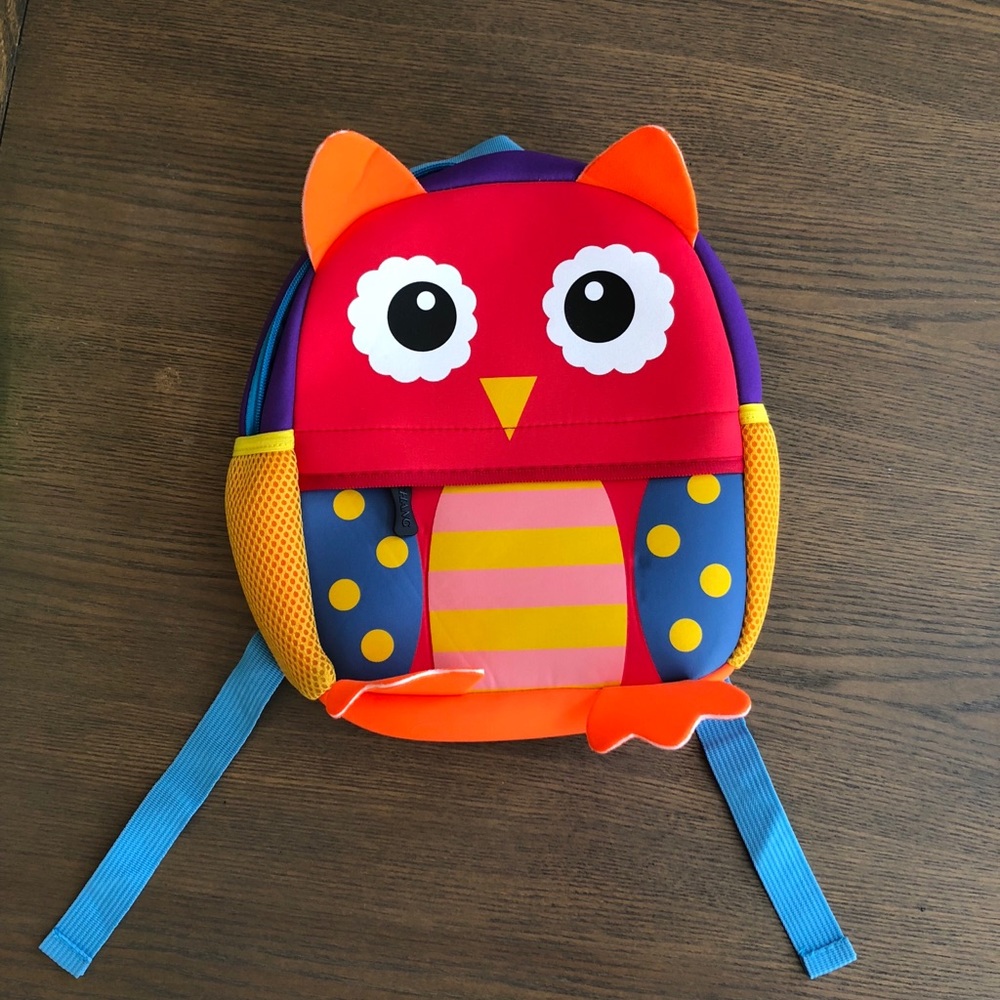 Toddler waterproof owl backpack